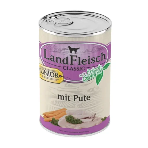 Landfleisch konservai šuniukams su kalakutiena, 400g 6vnt/12vnt