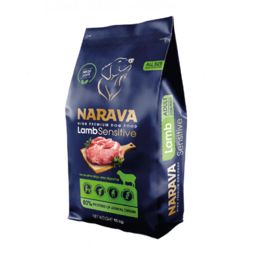Narava High Premium Lamb Adult sausas pašaras šunims
