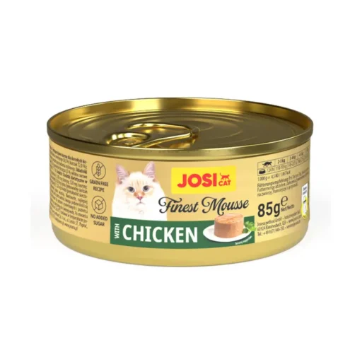 JosiCat Finest Mousse with Chicken, paštetas katėms su vištiena, 85g 12vnt/24vnt