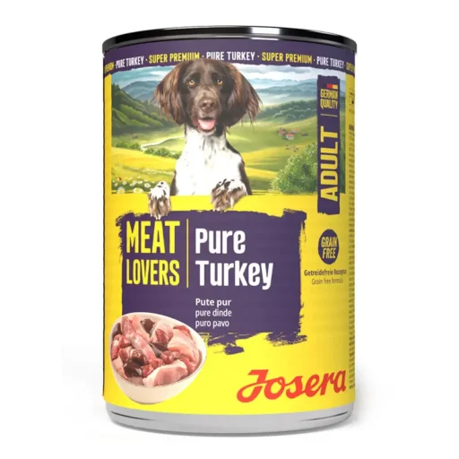 Josera Meat Lovers Pure Turkey konservuotas pašaras šunims su kalakutiena