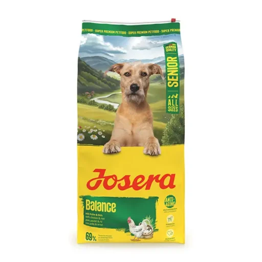 Josera Balance sausas pašaras vyresnio amžiaus šunims su paukštiena, 12,5 kg