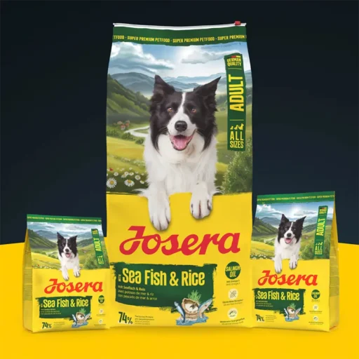 Josera Sea Fish + Rice A/S sausas pašaras šunims su jūros žuvim