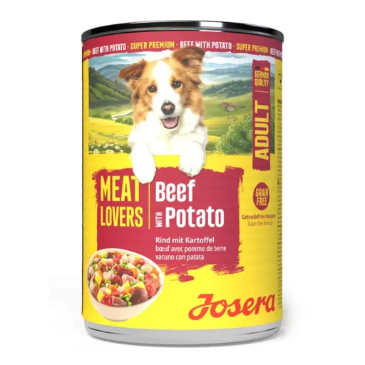 Josera Meat Lovers Menu Beef with Potato konservuotas pašaras šunims su jautiena ir bulvėmis