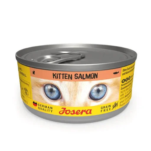 Josera Kitten Salmon konservuotas pašaras kačiukams su lašiša, 12x85g