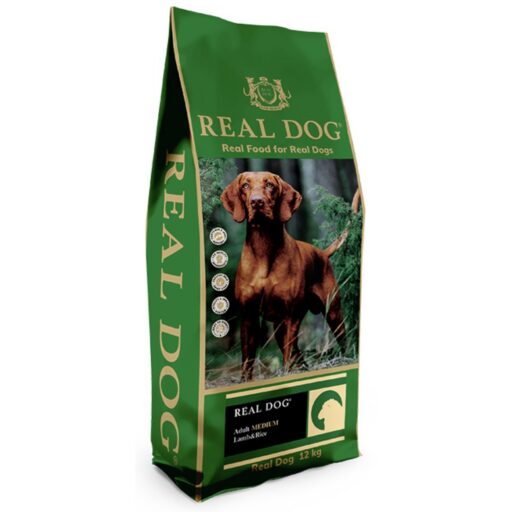 Real Dog SP Adult Medium Lamb&Rice 12 kg