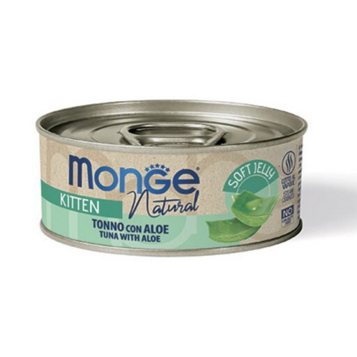 Monge Kitten kons. pašaras kačiukams su tuno gabalėliais ir alaviju 80g
