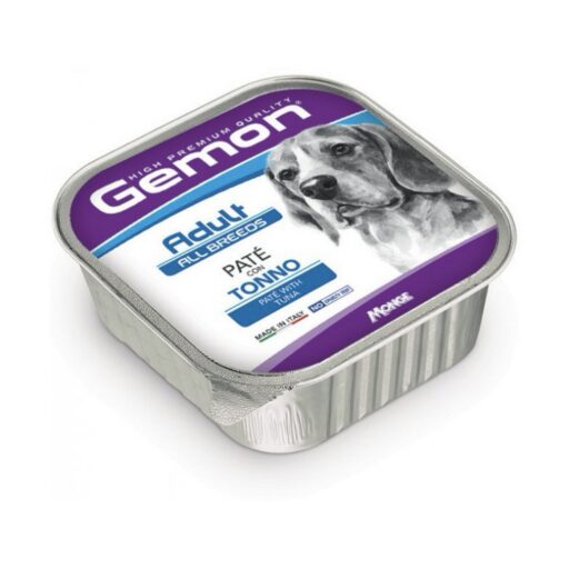 GEMON - Wet Dog Pate Adult konservai šunims su tunu 150 g