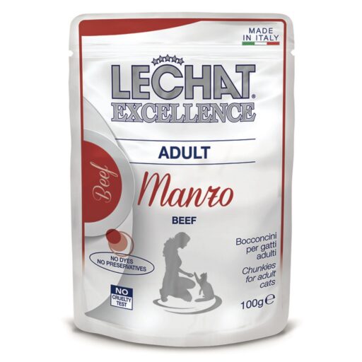 Lechat Exc. konservai suaugusioms katėms su jautiena 100g