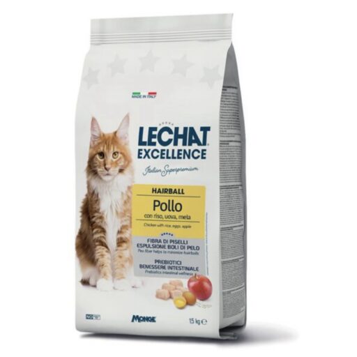 Lechat Exc. Hairball sausas pašaras katėms su vištiena 1.5kg