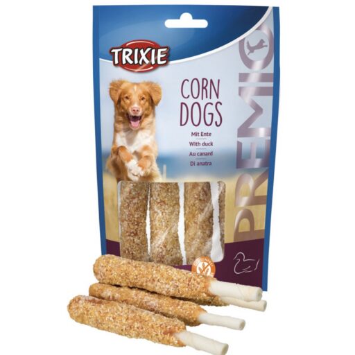 Trixie PREMIO skanėstai šunims Corn Dogs, antiena, 4x100 g