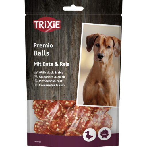 Trixie PREMIO Ryžių ir antienos rutuliukai, 80g
