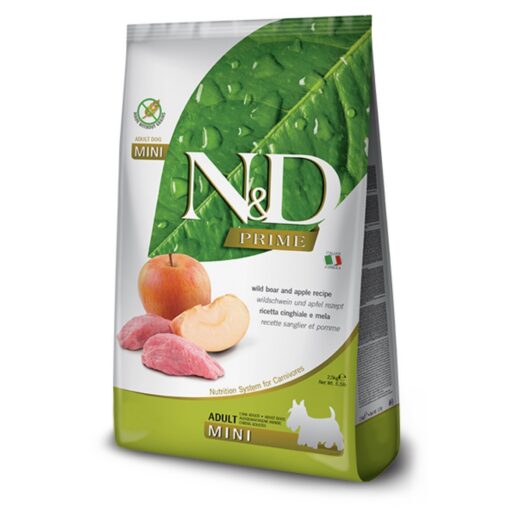 FARMINA N&D PRIME - DOG Dry Wild Boar&Apple ADULT MINI
