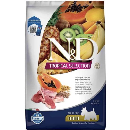 FARMINA N&D TROPICAL SELECTION - DOG Dry Lamb ADULT MINI