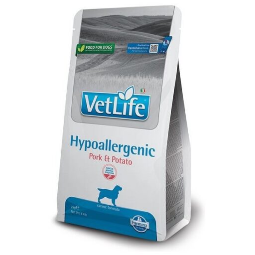 FARMINA VET LIFE - DOG Dry HYPOALLERGENIC Pork&Potato ADULT