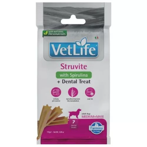 FARMINA  VET LIFE - DOG TREAT - STRUVITE ADULT MED&MAX 100 g
