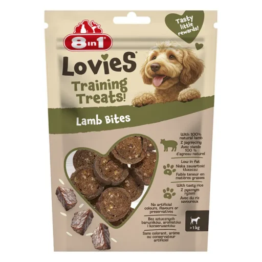 8in1 Lovies ėrienos kąsneliai mažų veislių šunims, 90 g