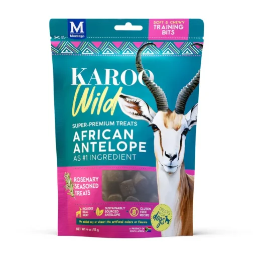 Karoo Wild skanėstai šunims su antilope ir rozmarinais, 113g