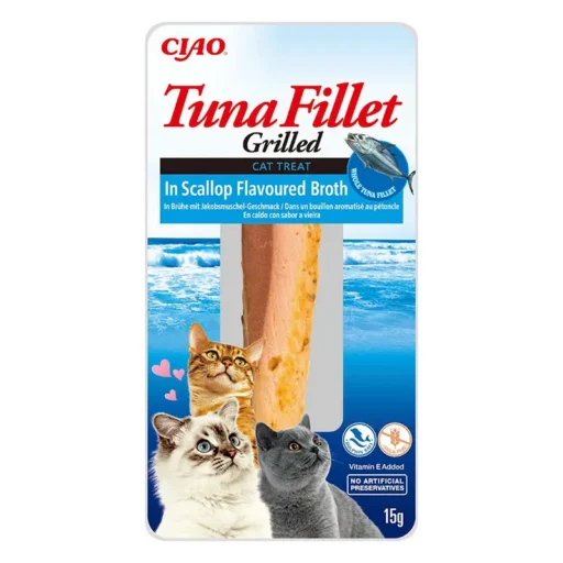 CIAO skanėstas katėms tuno filė sultinyje, 15g