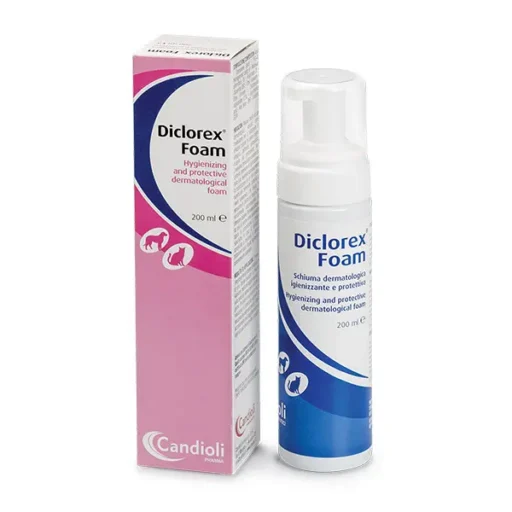 Candioli Diclorex Foam gyjimą skatinančios putos odai, 200ml
