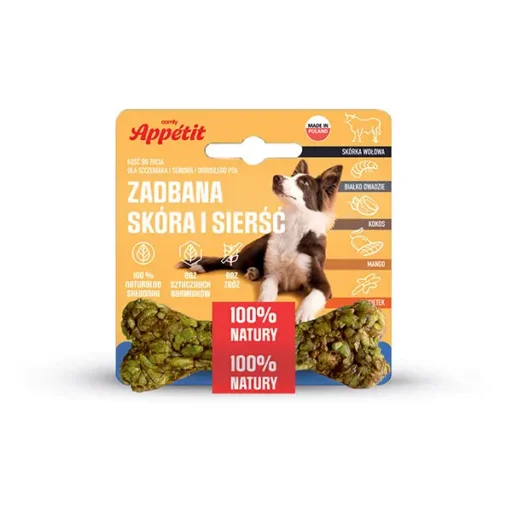Comfy Appetit funkcinis kauliukas šunims, kailiui ir odai, 35g