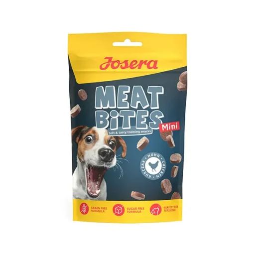 Josera skanėstai šunims Meat Bites Mini Chicken, vištiena 70g