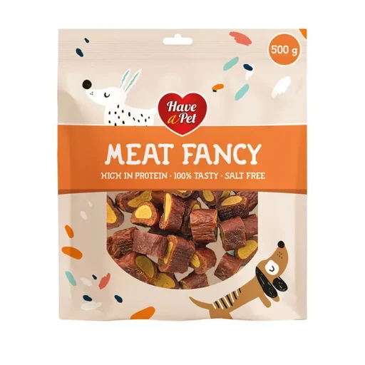 HAP skanėstas šunims, jautienos kąsneliai, 500 g