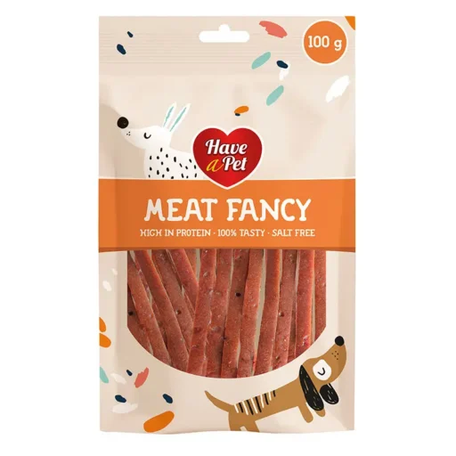 HAP skanėstas šunims, ėrienos juostelės, 100 g