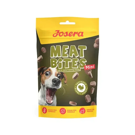 Josera skanėstai šunims Meat Bites Mini Turkey, kalakutiena 70g