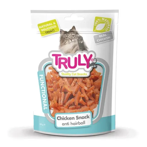 Truly skanėstas katėms "Anti hairball", vištiena, 50g