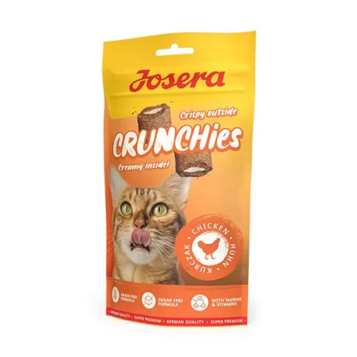 Josera skanėstai katėms Crunchies Chicken, vištiena, 60g