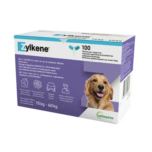 Vetoquinol papildas Zylkene kapsulėmis 450 mg, N10