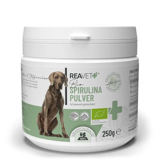 ReaVET spirulina šunims ir katėms, milteliai