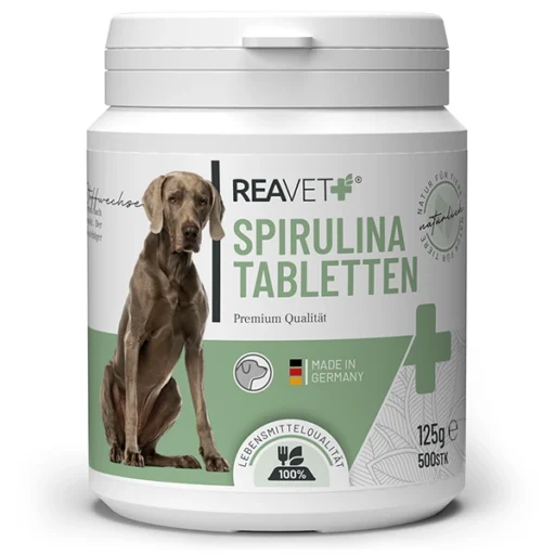 ReaVET spirulina tabletės šunims, N500