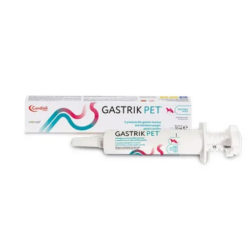 Candioli Gastrik Pet papildas skrandžio rūgštingumui reguliuoti šunims ir katėms, 30 ml