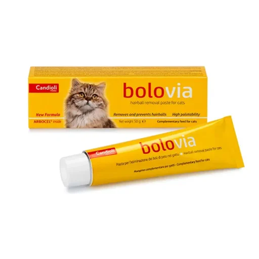 Candioli Bolo Via plaukų sąvėlas šalinanti pasta katėms, 50g