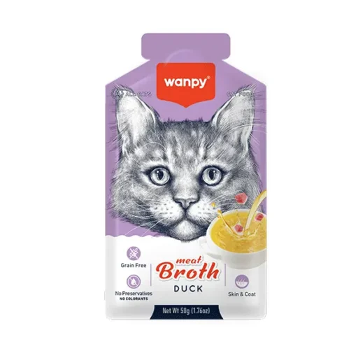 Wanpy sriuba katėms, su antiena, 50g