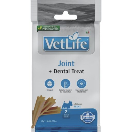 FARMINA  VET LIFE - DOG TREAT - JOINT ADULT MINI 60 g